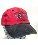FLORIDA &quot;Surrender Your Booty&quot; Hat-Skull &amp; Crossbones Pirate-Red-Dad Hat - £17.46 GBP