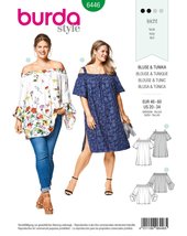 Burda Style Sewing Pattern B6446 - Women's Sleeve Variation Top, A(20-22-24-26-2 - $11.76
