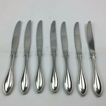 7 Dinner Knives Arbor American Harmony Oneida USA Stainless Steel Flatware - £35.38 GBP