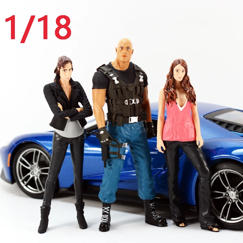 Resin 1/18 Scale Fast 8 Figure Doll for 1/18 Scale Car Model Shoot Acces... - £49.48 GBP+