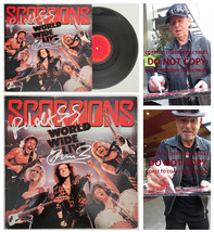 Klaus Meine Rudolf Schenker signed Scorpions World Wide Live album COA proof - £412.25 GBP