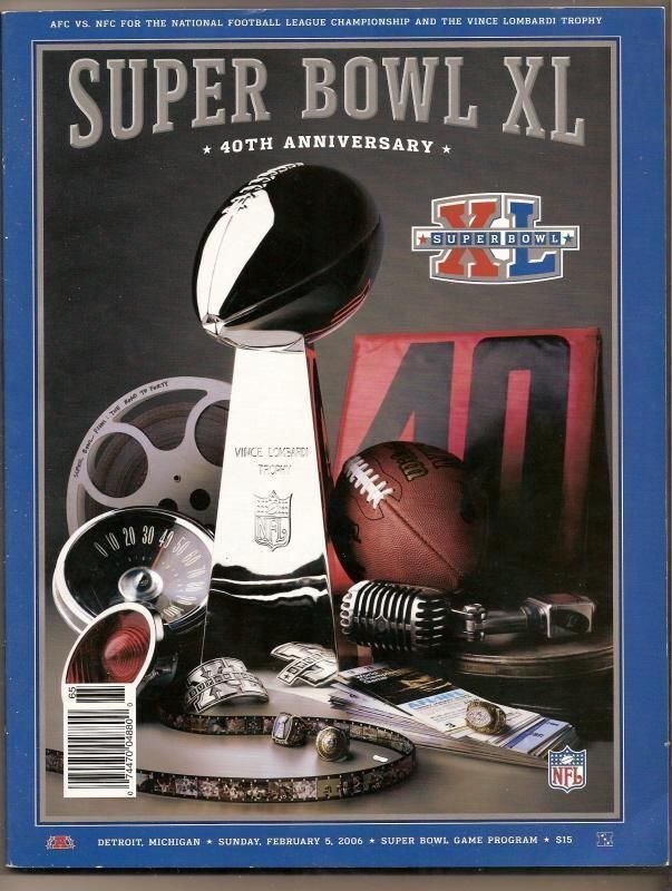 Super Bowl 40 XL program Steelers Seahawks Superbowl - $20.06