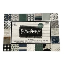 Paper Studio FARMHOUSE Cardstock 73 Sheets, #1710870, 6.5x4.5 , 20 Designs - $13.32