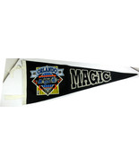 Vintage Orlando Magic Pennant Flag NBA Basketball Black Felt Flag 29&quot; Wi... - £15.40 GBP