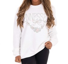 Livylu tennessee swag thrifted sweatshirt in White - size L - £41.19 GBP