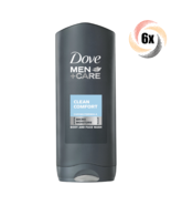 6x Bottles Dove Men + Care Clean Comfort Mild Face &amp; Body Wash Gel | 400ml - $899.64 MXN