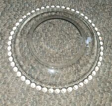 Vintage 7.5 Inch Round Candlewick Imperial Sandwhich Plate Clear Knob Edge - $9.99