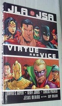 JLA / JSA Virtue and Vice HC Geoff Johns Pacheco NM 1st p Justice Society League - £54.98 GBP
