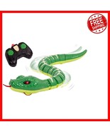 Interactive Remote-Controlled Emerald Tree Boa with LED Lights - Ideal K... - $715.68 MXN