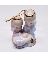 Vintage 1997 Precious Moments Holy Family Nativity Christmas Ornament En... - $280.25 MXN