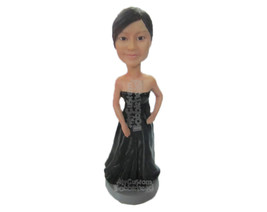 Custom Bobblehead Bridesmaid Wearing A Sexy Strapless Gown - Wedding &amp; Couples B - £71.37 GBP