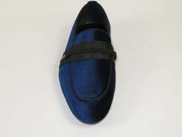 Men's GENIO Velvet Upper Leather Red Sole Shoes Turkey 120192017 Navy Blue image 2