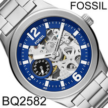 NIB Fossil BQ2582 Brox Large Manual Stainless Steel Watch 48mm Skeleton $249 - £83.48 GBP