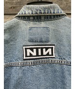 Vintage Jean Jacket NIN Nine Inch Nails 1990s Mens Size MEDIUM Free Ship... - £44.69 GBP