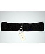 DIESEL Girl&#39;s BLACK Glitter Zip Elasticized BELT Blelesty  ( Size 11 ) - $1,222.05 MXN