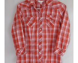 Arizona Jean Co. Colorful Pearl Snap Long Sleeve Shirt Girls Size Medium - £11.52 GBP