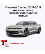 Chevrolet Camaro 2017-2018
Workshop repair manual,Factory service manual... - $19.99