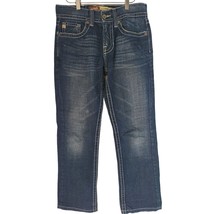Big Star Pioneer Jeans 29 Mens Mid Rise Bootcut Dark Wash Thich Stitch B... - $33.00