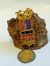Spanish American War 1898-1902 Veterans Medal Commander Puerto Rico Cuba Badge - £316.02 GBP