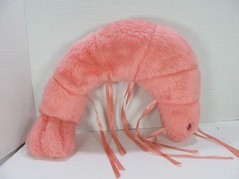 The Manatee Toy Co Pink Shrimp Stuffed Animal 10&quot; Realistic Rare Made in USA - £29.38 GBP