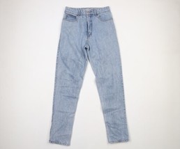 Vtg 90s Guess Jeans Mens 29x32 Distressed Spell Out Tapered Leg Denim Jeans USA - £45.78 GBP