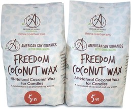 American Soy Organics Freedom Coconut Soy Wax Beads for Candle Making - ... - £40.02 GBP