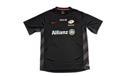 Saracens 2018-2019 NIKE Authentic rugby jersey shirt  Size LARGE / L  - £30.37 GBP