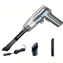 Car Vacuum Cleaner, High-Powered, Dual-Purpose Portable Car Vacuum Cleaner Gray - £19.18 GBP
