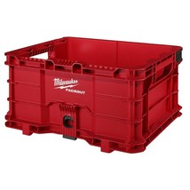 Milwaukee Tool Storage Bin Packout Crate Impact-Resistant Polymers Body Plastic - $106.99