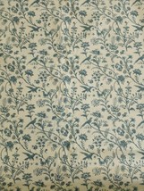 Vintage Laura Ashley Cotton Fabric &#39;shepherds Purse&#39; In Blue Per Yard - £27.25 GBP