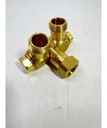 Brass 1/4-inch Female NPT Inlet Double Swivel Spraying Nozzle Body 4202-... - $23.75