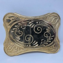 Crosses Flowers Tattoo Belt Plated Buckle Swirls Leaves Western Cowboy R... - $27.71