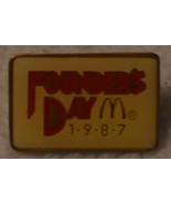 McDonald&#39;s Founder&#39;s Day Pin 1987 - £8.92 GBP