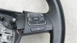 09 - 17 Volkswagen CC Eos Golf 3-Spoke Multifunction Steering Wheel Blck Leather image 8