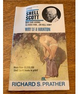 Shell Scott Way of A Wanton by Richard Prather 1952 Copyright Paperback ... - £15.59 GBP