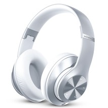 Bluetooth Headphones Over-Ear, 60 Hours Playtime Foldable Lightweight Wireless H - £37.87 GBP