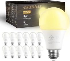 Daybetter 12 Pack A19 Led Light Bulbs, 60 Watt Equivalent Led Bulbs,, Di... - £24.68 GBP