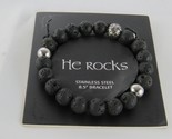 He Rocks Men Stainless Steel  Bracelet - $22.27
