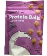 Wiggles &amp; Wags Dog Treats Protein Balls Chicken &amp; Rice Crunchy Dog Treat... - $16.97