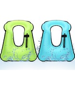 2 Pieces Inflatable Snorkel Vest Adults Snorkeling Jackets Portable Port... - $39.99