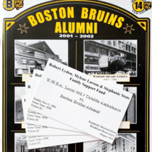 2001-02 7 AUTOGRAPHS Boston Bruins Game Alumni VS Local 446 Kasabuski Ri... - $199.99