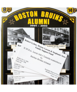 2001-02 7 AUTOGRAPHS Boston Bruins Game Alumni VS Local 446 Kasabuski Ri... - €170,47 EUR