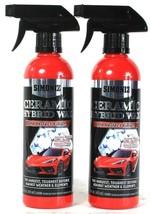 2 Bottles Simoniz 16 Oz Ceramic The Perfect Finish Super Hard Hybrid Wax Spray - £32.76 GBP