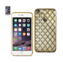 [Pack Of 2] Reiko Iphone 6S Plus Flexible 3D Rhombus Pattern Tpu Case With Sh... - £17.19 GBP