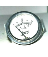 NEW 5-50586 HOMESTEAD INDUSTRIES JENNY JP524 GAUGE 0-200 PSI / 0-12 KG/CM2  - $461.60 MXN
