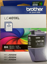 Brother - LC401XLBK - High Yield Black Ink Cartridge - £47.81 GBP