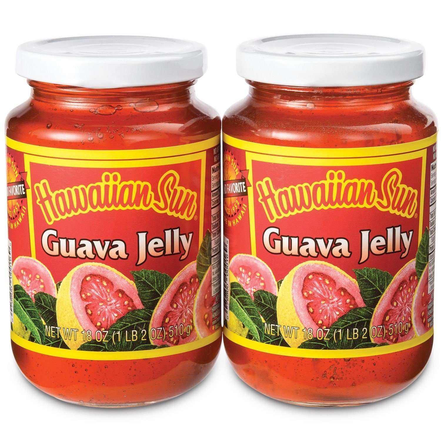 Hawaiian Sun Guava Jelly 2 Pack 18 Oz Jars - £28.98 GBP