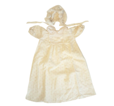 Vintage Coleco Cabbage Patch Kids Doll Clothes Outfit Nightgown Pink Flowers Hat - £22.72 GBP