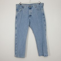 Wrangler Rugged Wear Men's Jeans 40 x 30 Straight Leg Light Wash Relaxed 35001VI - £22.71 GBP