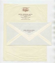  Royal Monceau Hotel Sheet of Stationery and Envelope Avenue Hoche Paris... - £17.05 GBP